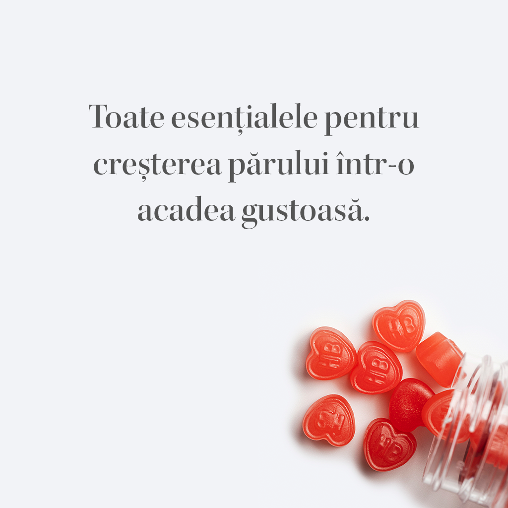 Vitamine Masticabile pentru Păr - Stoc 3 Luni