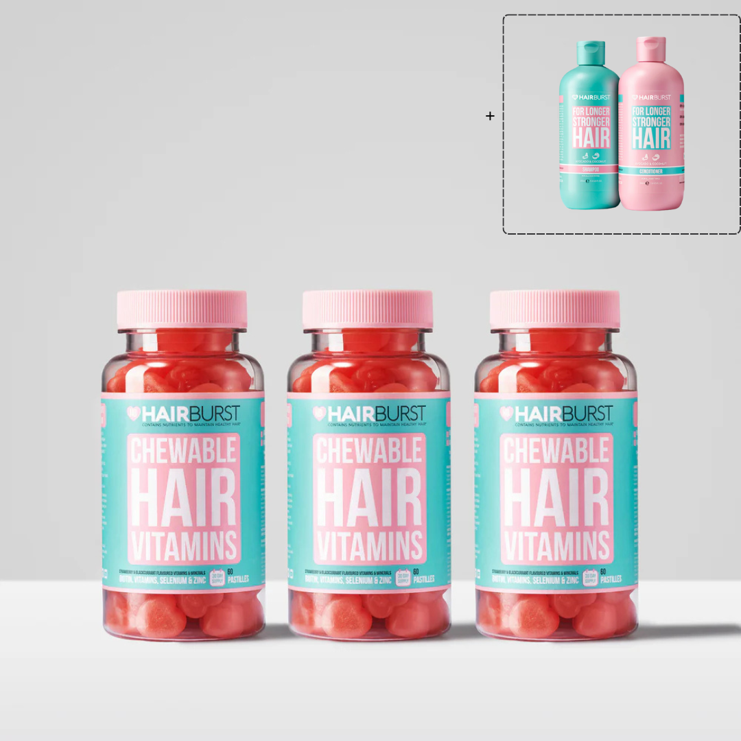 Vitamine masticabile pentru păr Subscripție 3 Luni